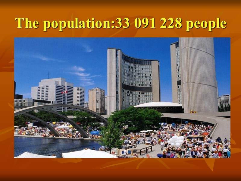 The population:33 091 228 people